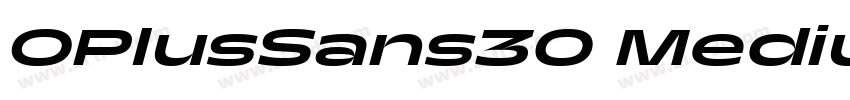 OPlusSans30 Medium字体转换